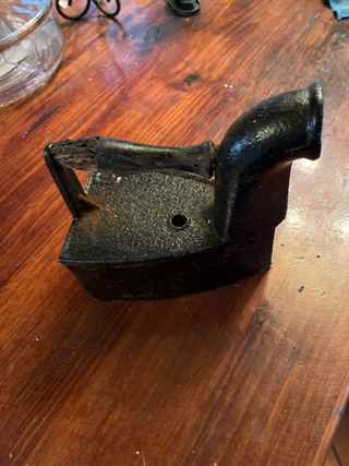 Plancha antigua de hierro