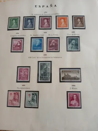 Colección Sellos España 1950-1975 Álbum