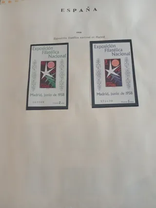 Colección Sellos España 1950-1975 Álbum