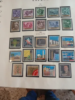 Colección Sellos España 1950-1975 Álbum