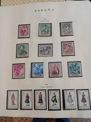 Colección Sellos España 1950-1975 Álbum