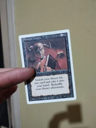 Demonic Tutor Revised - Exc magic the gathering