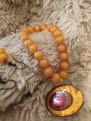 Lote pulsera, pendientes y anillo