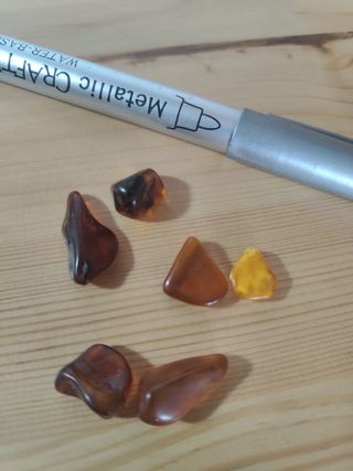 Lote 9 Fósiles: Amonites y Dientes Tiburón