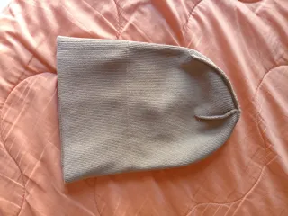 Gorro de lana caqui