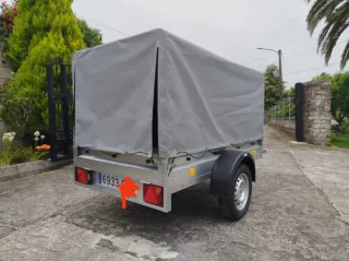 Remolque 750kg con lona