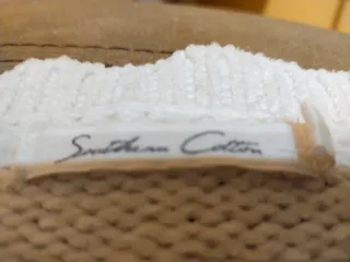 Jersey M/L beige y rosa con detalles brillantes