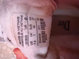 Tenis Dior Beige y Marrón