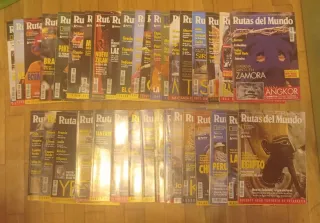 Colección Revistas Rutas del Mundo. 36 Revistas.