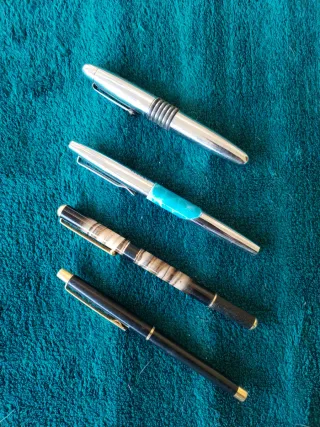 Set di 4 penne stilografiche