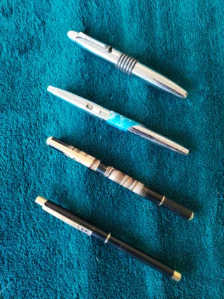 Set di 4 penne stilografiche