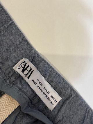 Lote 2 Bermudas Zara Hombre Beige-Azul URGE VENDER