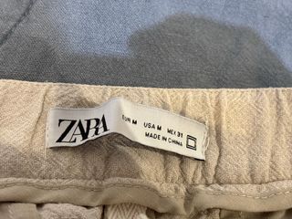 Lote 2 Bermudas Zara Hombre Beige-Azul URGE VENDER