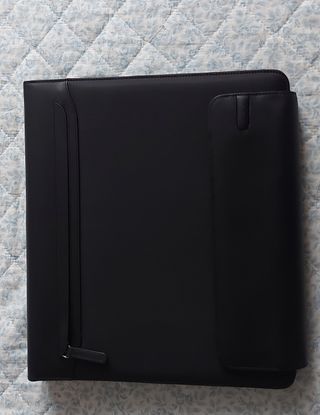 Porta blocco Piquadro pelle/tessuto nero