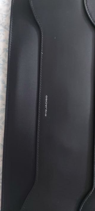 Porta blocco Piquadro pelle/tessuto nero