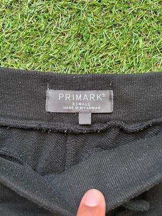 Pantalón Corto Chándal Primark Negro (Talla XS)