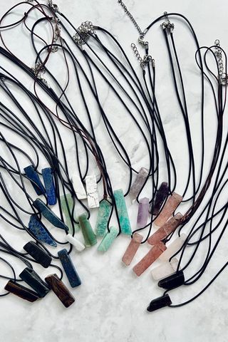 Lote 28 Collares Piedra Natural