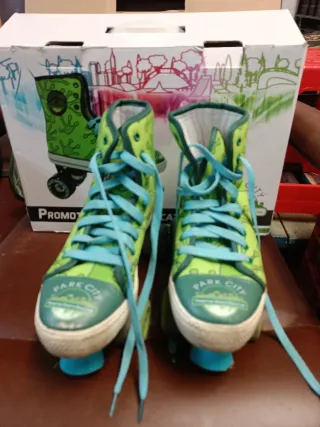 Patines Park City Bota Verde Rana