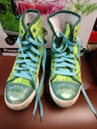 Patines Park City Bota Verde Rana