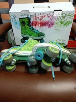 Patines Park City Bota Verde Rana