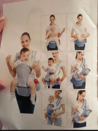 Mochila Portabebés Rosa