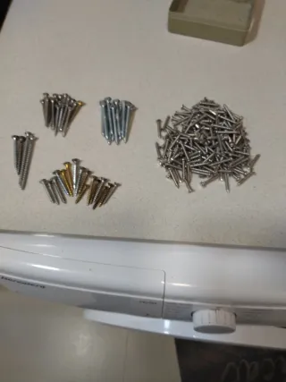 Tornillos cabeza plana lote 0,5 kg