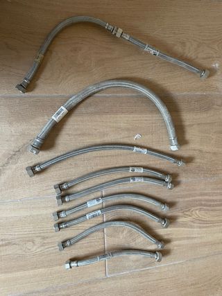 10 Latiguillos de agua flexibles