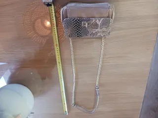 Bolso Parfois Beige efecto Piel Serpiente