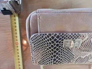 Bolso Parfois Beige efecto Piel Serpiente