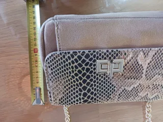 Bolso Parfois Beige efecto Piel Serpiente