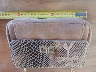 Bolso Parfois Beige efecto Piel Serpiente