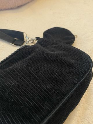 Bolso pana negro pequeño