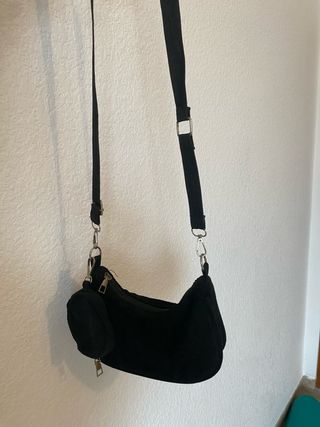Bolso pana negro pequeño