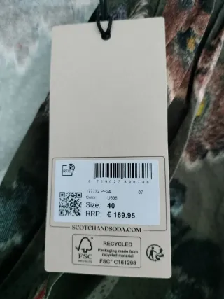 Vestido corto Scotch&Soda Talla 40