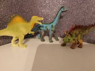 Set 3 Dinosauri Giocattolo