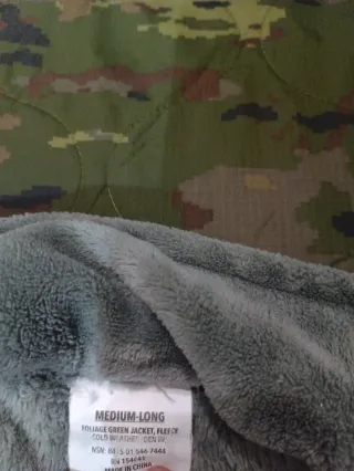 Chaqueta polar militar Ejercito Americano