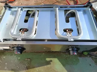 Plancha de gas profesional