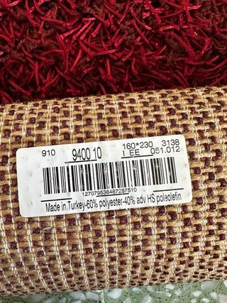 Alfombra Rojo Granate