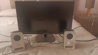 Ordenador Philips Negro/Azul Y altavoz