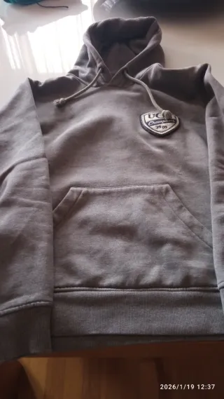 Sudadera Benetton Gris Talla L