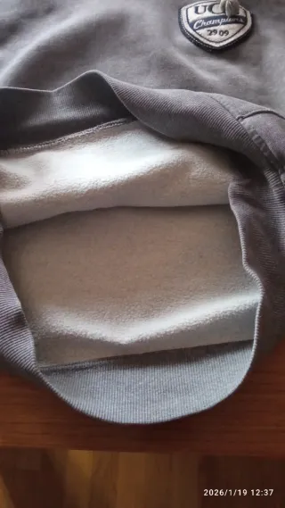 Sudadera Benetton Gris Talla L