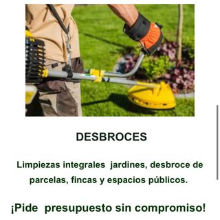 Servicio Desbrozado de parcelas o jardines