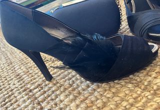 Zapatos tacón Adolfo Domínguez ceremonia T.37