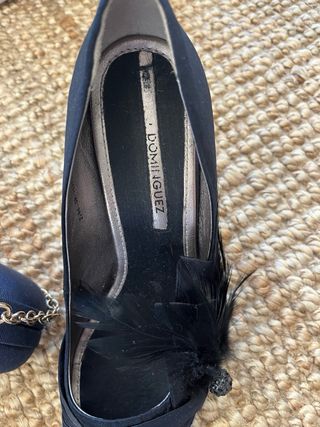 Zapatos tacón Adolfo Domínguez ceremonia T.37