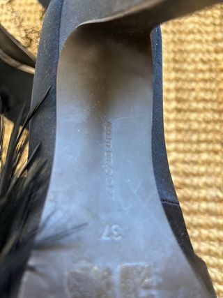 Zapatos tacón Adolfo Domínguez ceremonia T.37