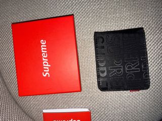 Cartera Supreme Negra con monedero
