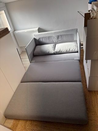 Sofá Cama Gris Nuevo