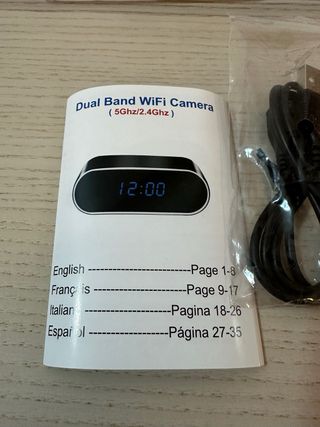 Reloj Despertador Cámara Espía WiFi