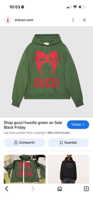 Sudadera Gucci M The Mask verde