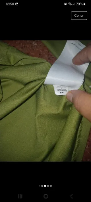 Camiseta Nike Air Verde Talla M